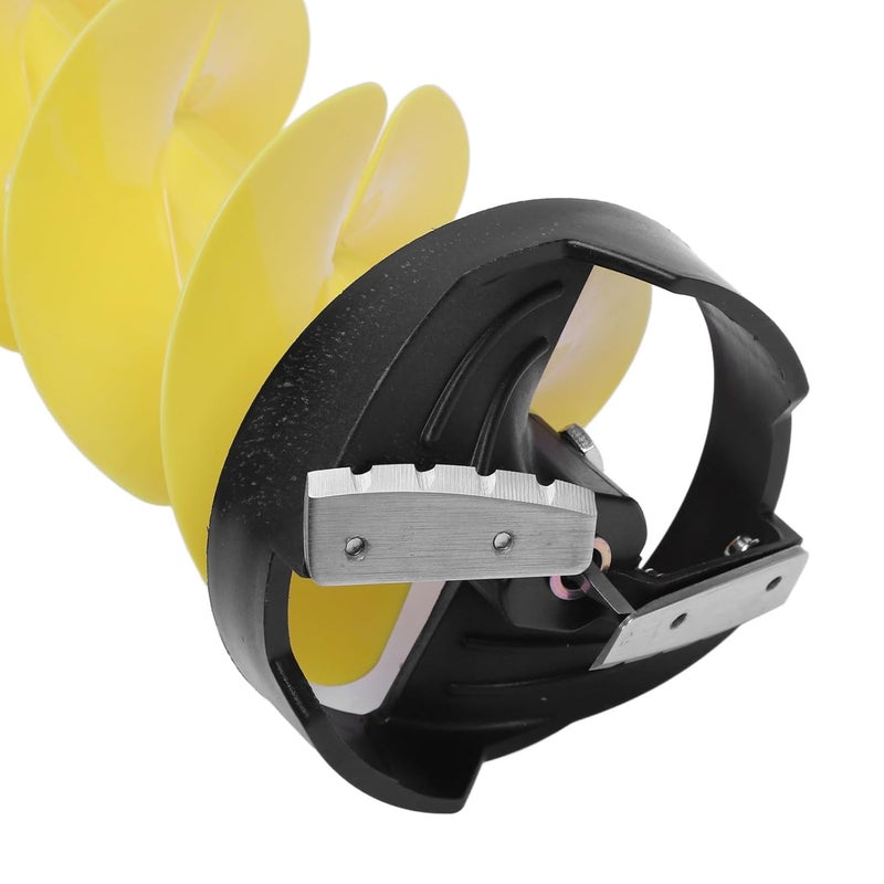 POCREATION Ice Auger with Blade Guards, 6 Inch Manual Ice Fishing Auger Nylon Drill Bit, Lightweight Portable Ice Fishing Tool for Quick Winter Fishing - Image 5